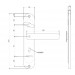 Ручка на планке Apecs HP-77.0323-S-C-CR-L левая (77 мм)