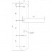 Ручка на планке Apecs HP-85.0423-S-G (85 мм)