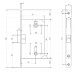 Защелка Apecs 5300-P-WC-G