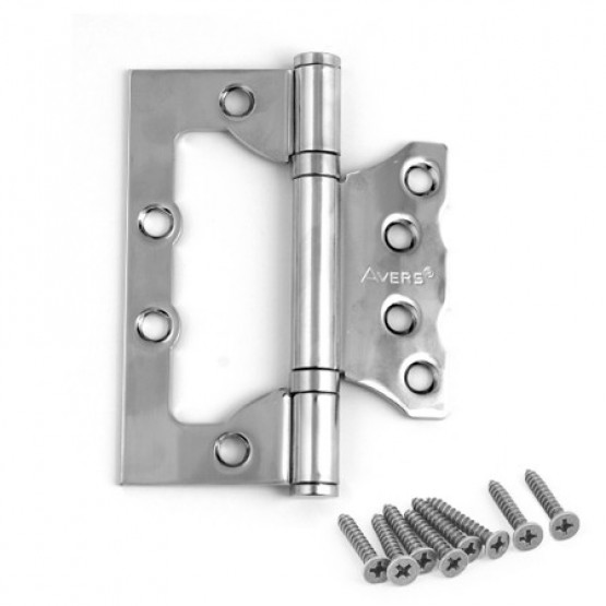 Петля накладная Avers 100*75*2.5-B2-CR (хром)