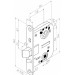Замок врезной Abloy 4190 (правый)
